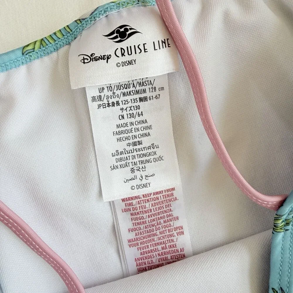 Disney Cruise Line Minnie Mouse Swimsuit One Piece 7/8 Girls DCL
